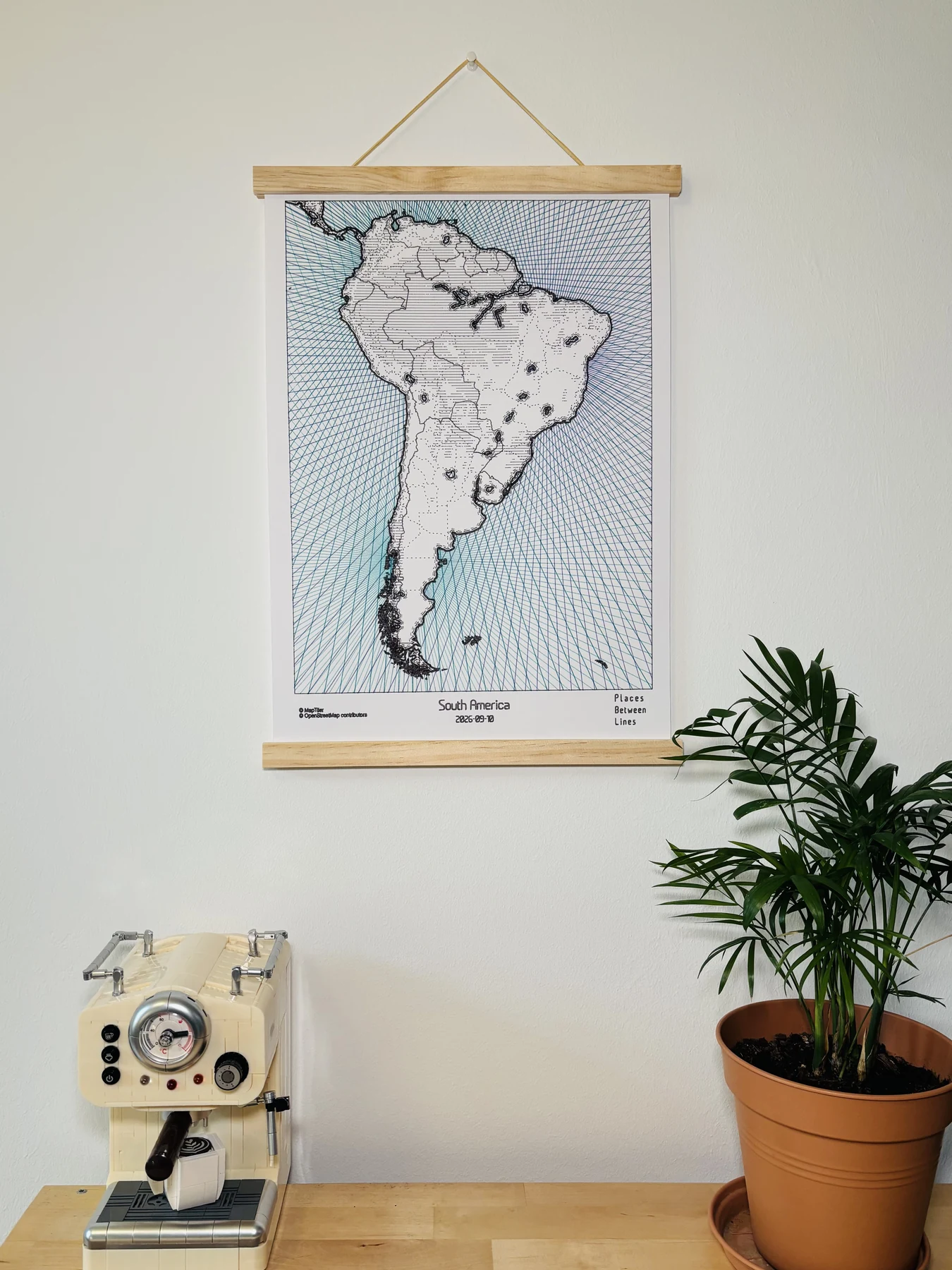 South America — Lines Toward the Horizon