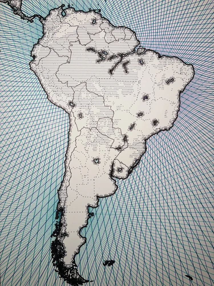 South America — Lines Toward the Horizon