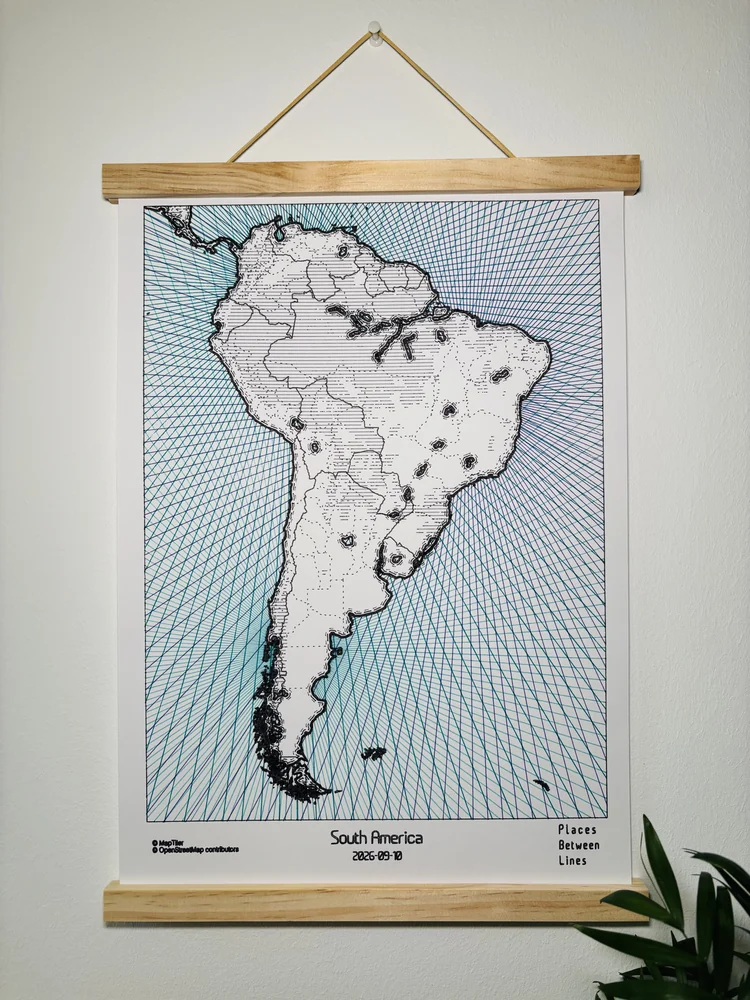 South America — Lines Toward the Horizon