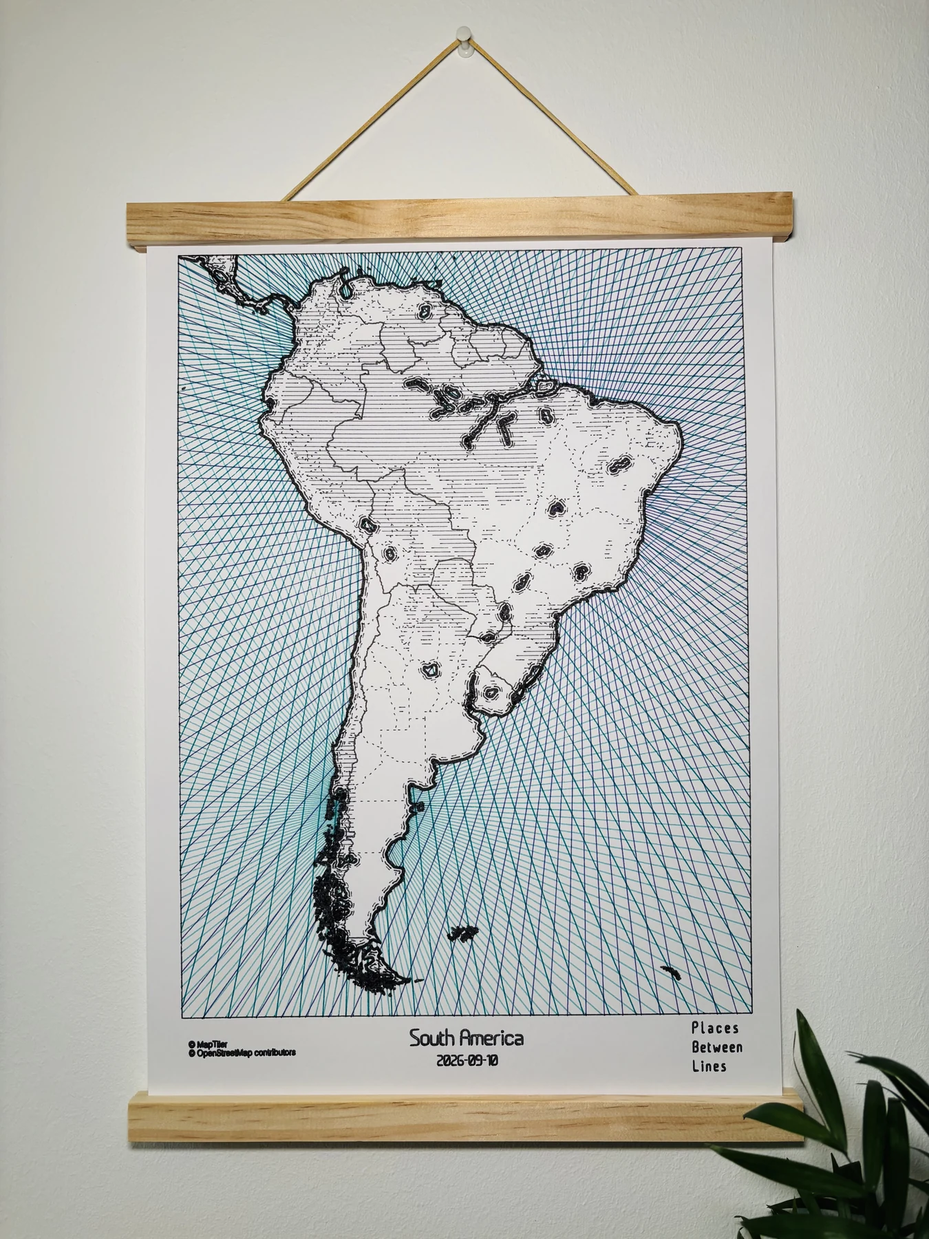 South America — Lines Toward the Horizon